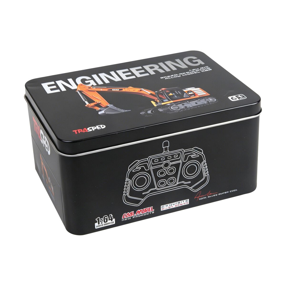 Remote Control 1:64 Excavator with Storage Box, , scaau_hi-res