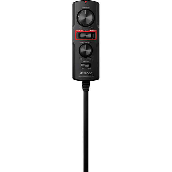 Kenwood KSC-PSW7EQ Active Slimline Subwoofer, , scaau_hi-res