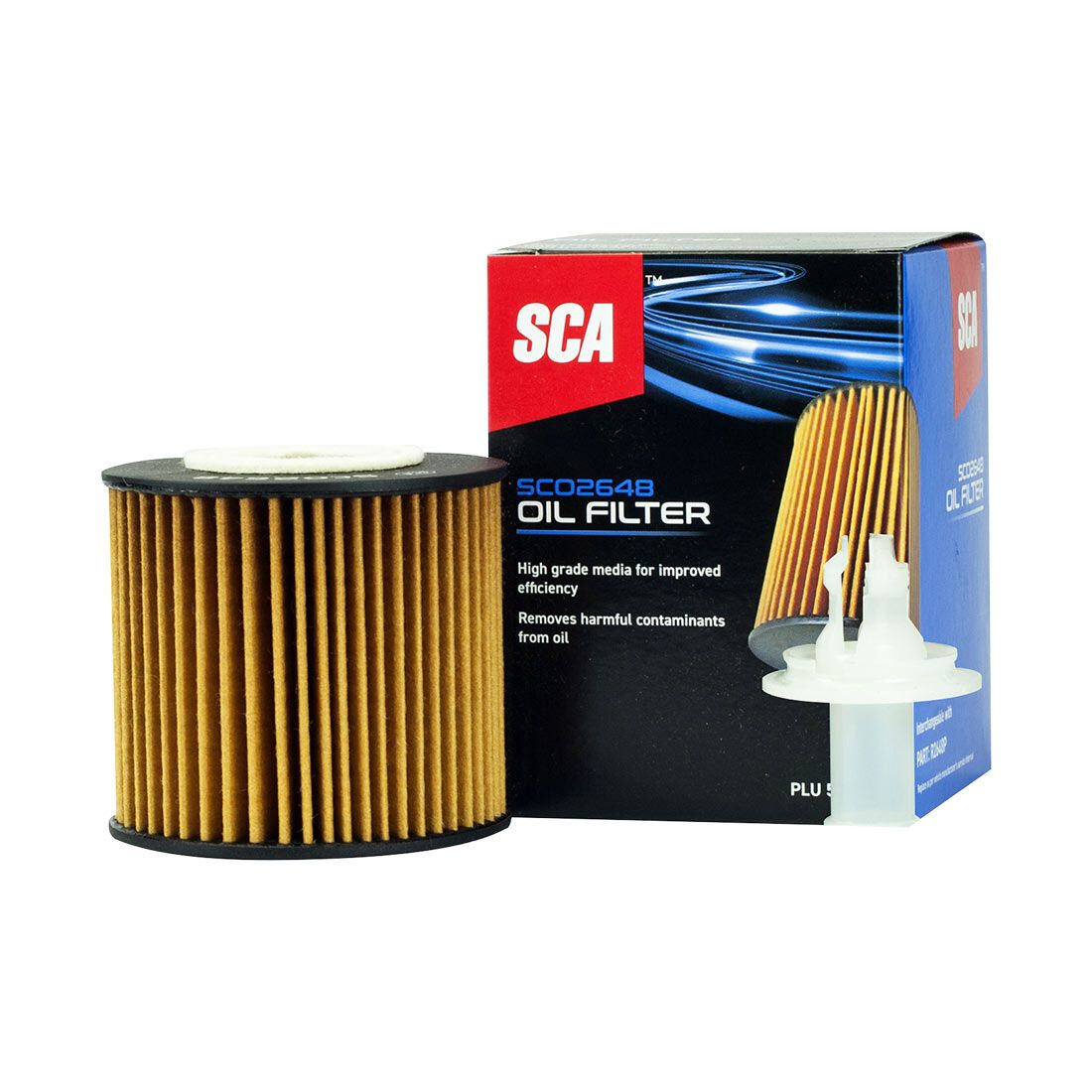 SCA Oil Filter SCO2648 (Interchangeable with R2648P), , scaau_hi-res