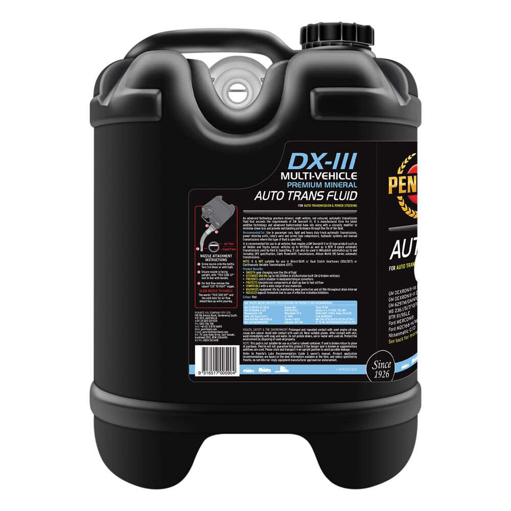 Penrite ATF DXIII Automatic Transmission Fluid 20 Litre Supercheap Auto