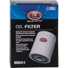 SCA Oil Filter SCO411 (Interchangeable with Z411), , scaau_hi-res