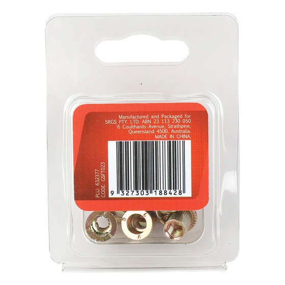 ToolPRO Rivet Nut Inserts M6 20 Piece, , scaau_hi-res