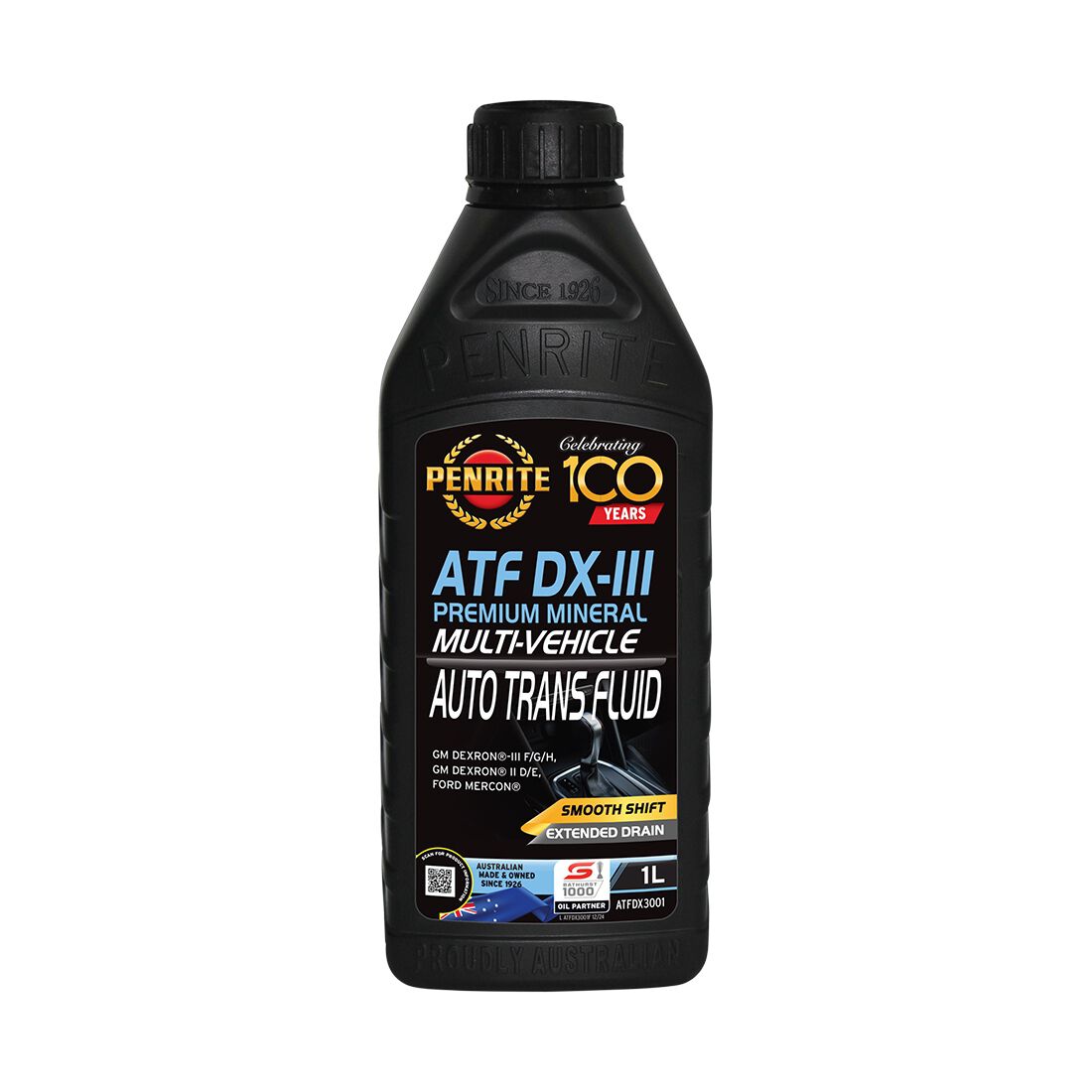 Penrite Automatic Transmission Fluid - DX-III, 1 Litre, , scaau_hi-res