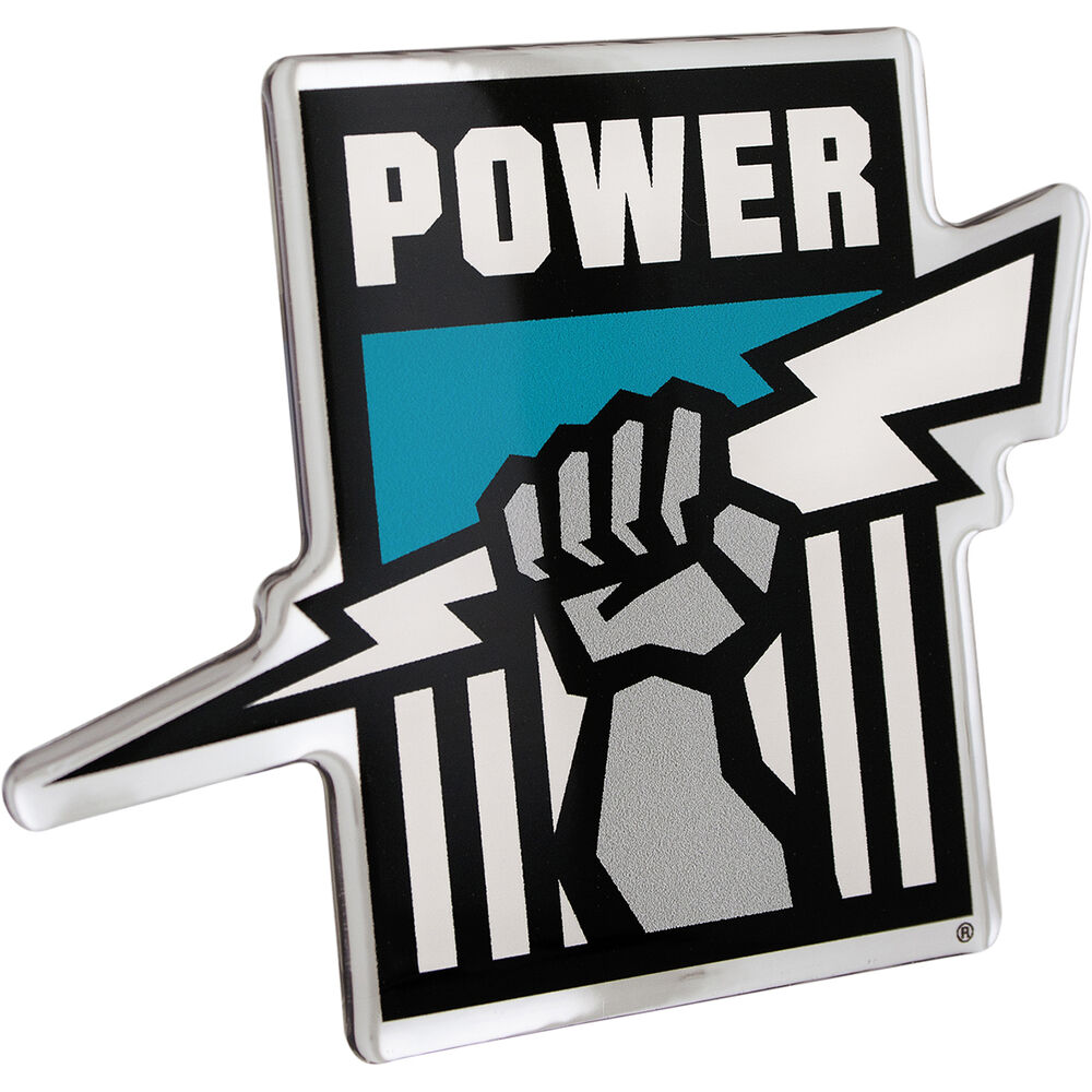 Port Adelaide Afl Supporter Logo Lensed Chrome Finish Supercheap Auto