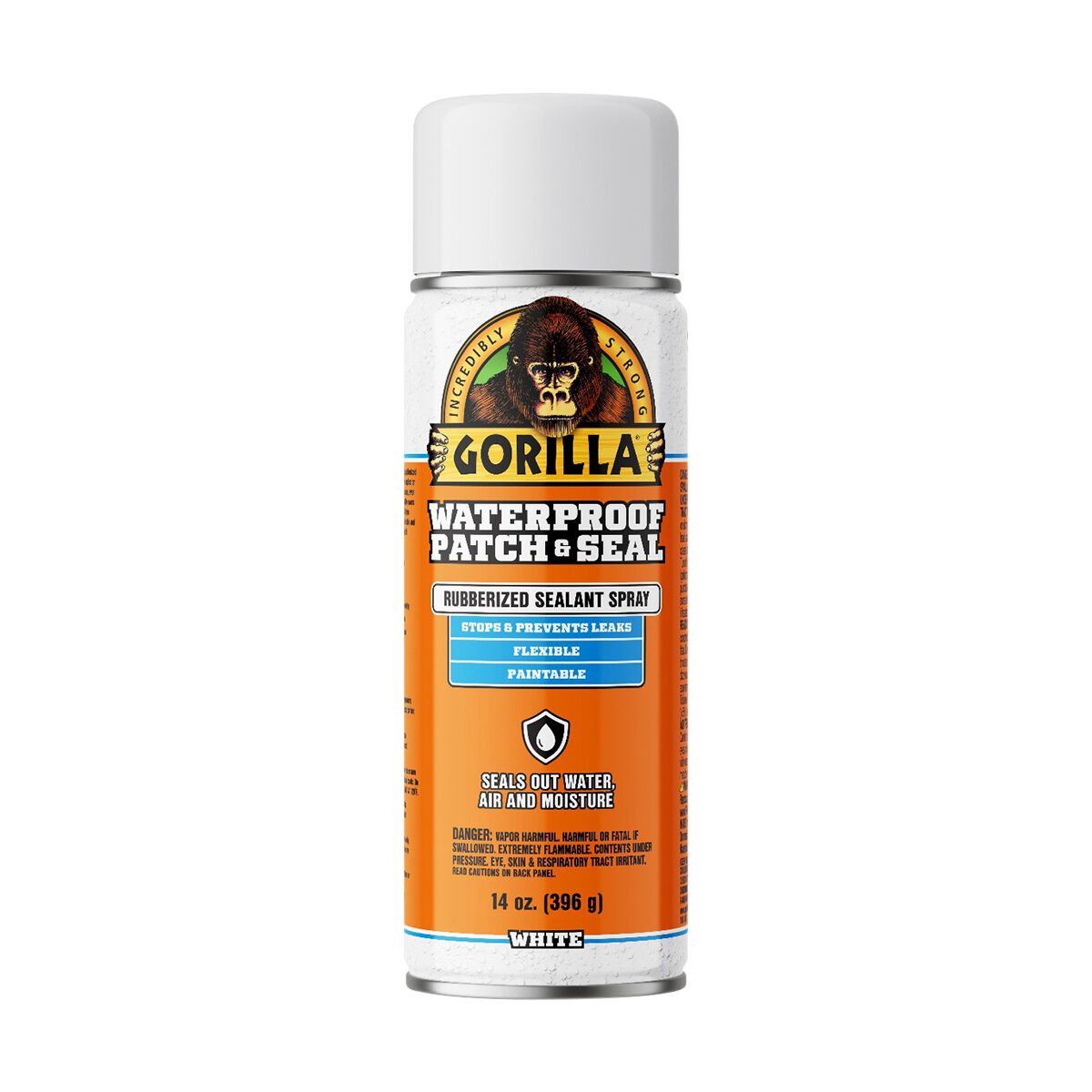 Gorilla Spray Waterproof Patch & Seal White 396g/14oz, , scaau_hi-res