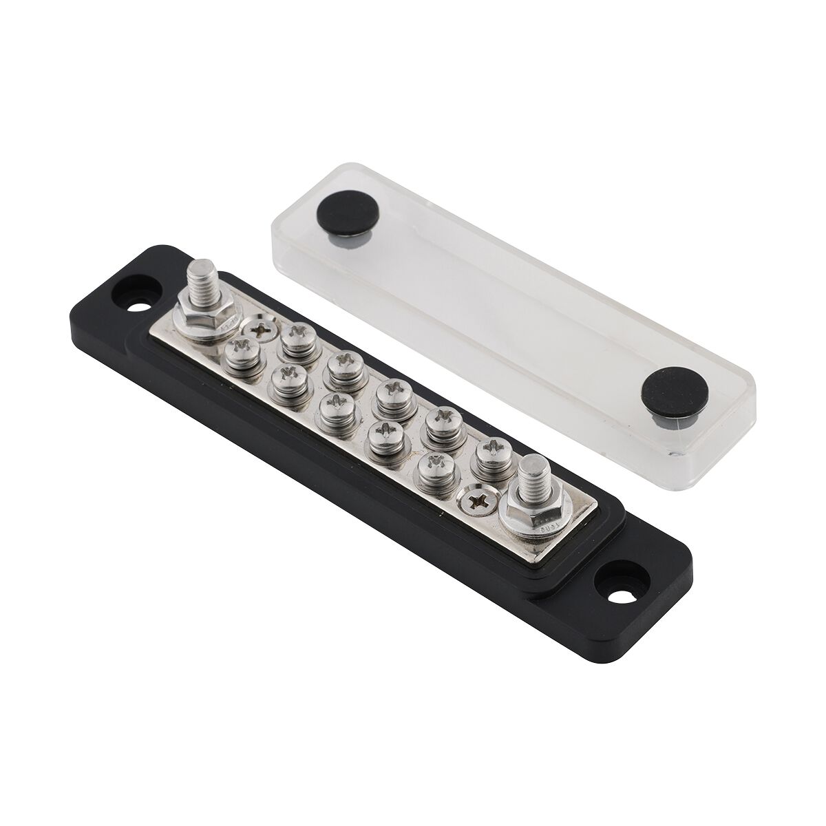 SCA Busbar 12 Stud, 150 Amp, Black, , scaau_hi-res