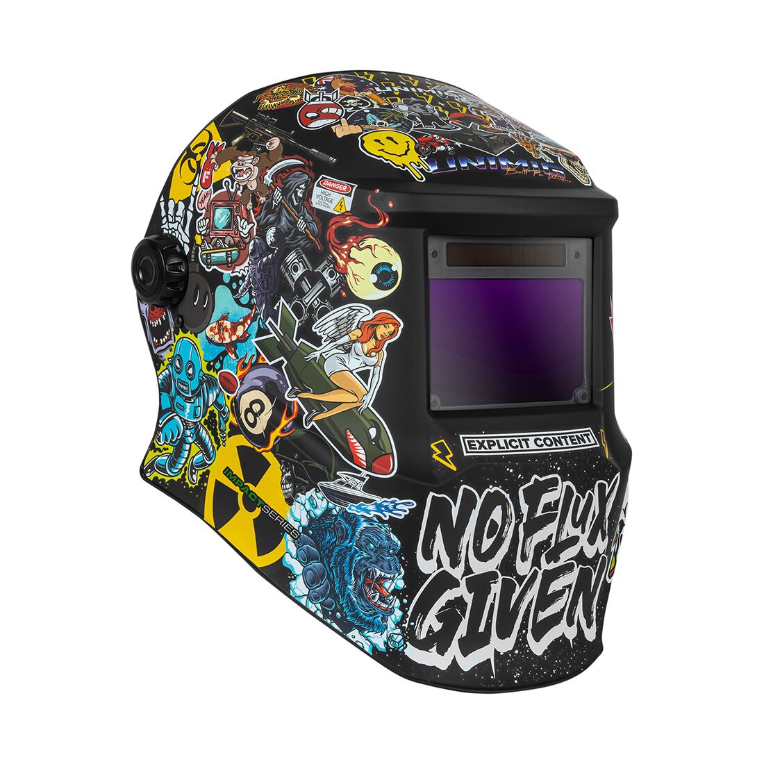 Unimig Impact Series Welding Helmet Chaos, , scaau_hi-res