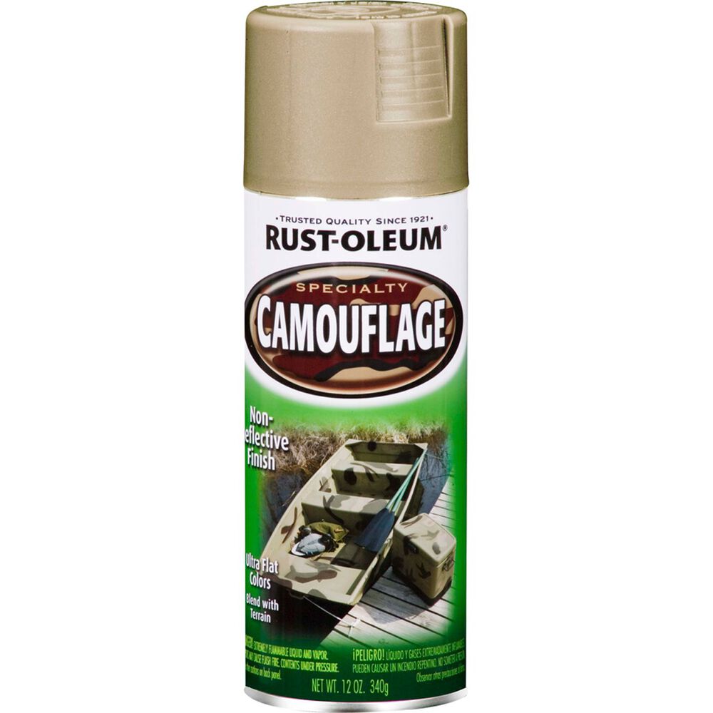 RustOleum Camo Enamel Paint, Sand 340g Supercheap Auto