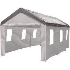 CoverALL+ Carport Side Wall Enclosure Kit, White - 4 Piece, , scaau_hi-res