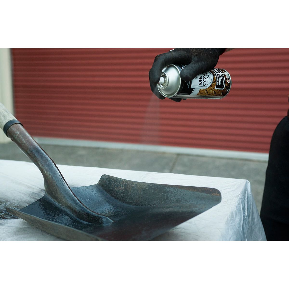 SCA Metal Cover Enamel Rust Paint, Silver - 1 Litre, , scaau_hi-res