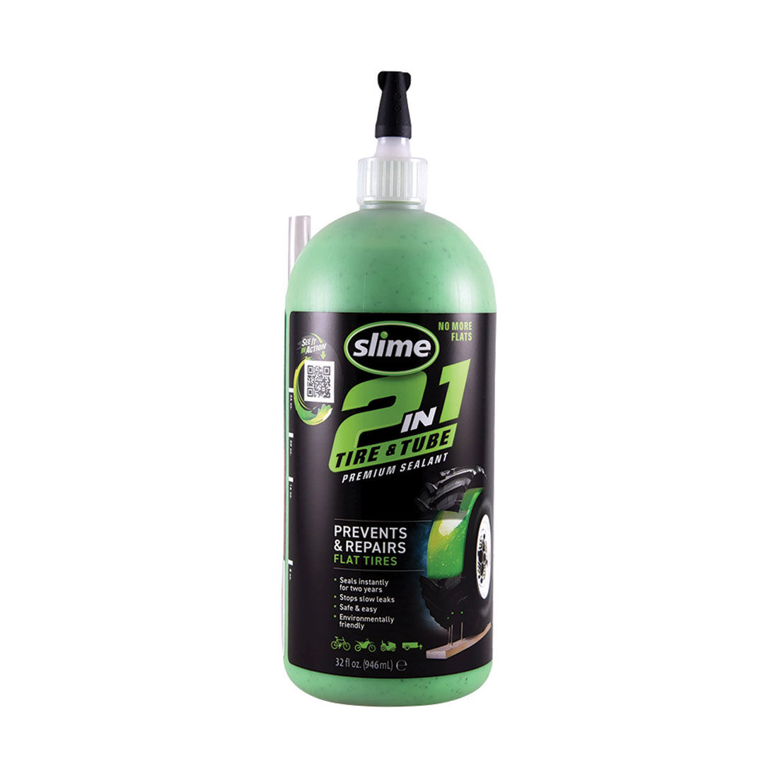 Slime 2 In 1 Tyre and Tube sealant 946ml Supercheap Auto