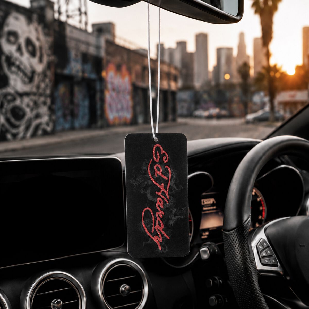 Ed Hardy Red Logo Air Freshener Card - Strawberry, , scaau_hi-res