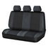 SCA Premium Jacquard and Velour Seat Covers Charcoal Rear Seat Size Adjustable Zips 06H, , scaau_hi-res