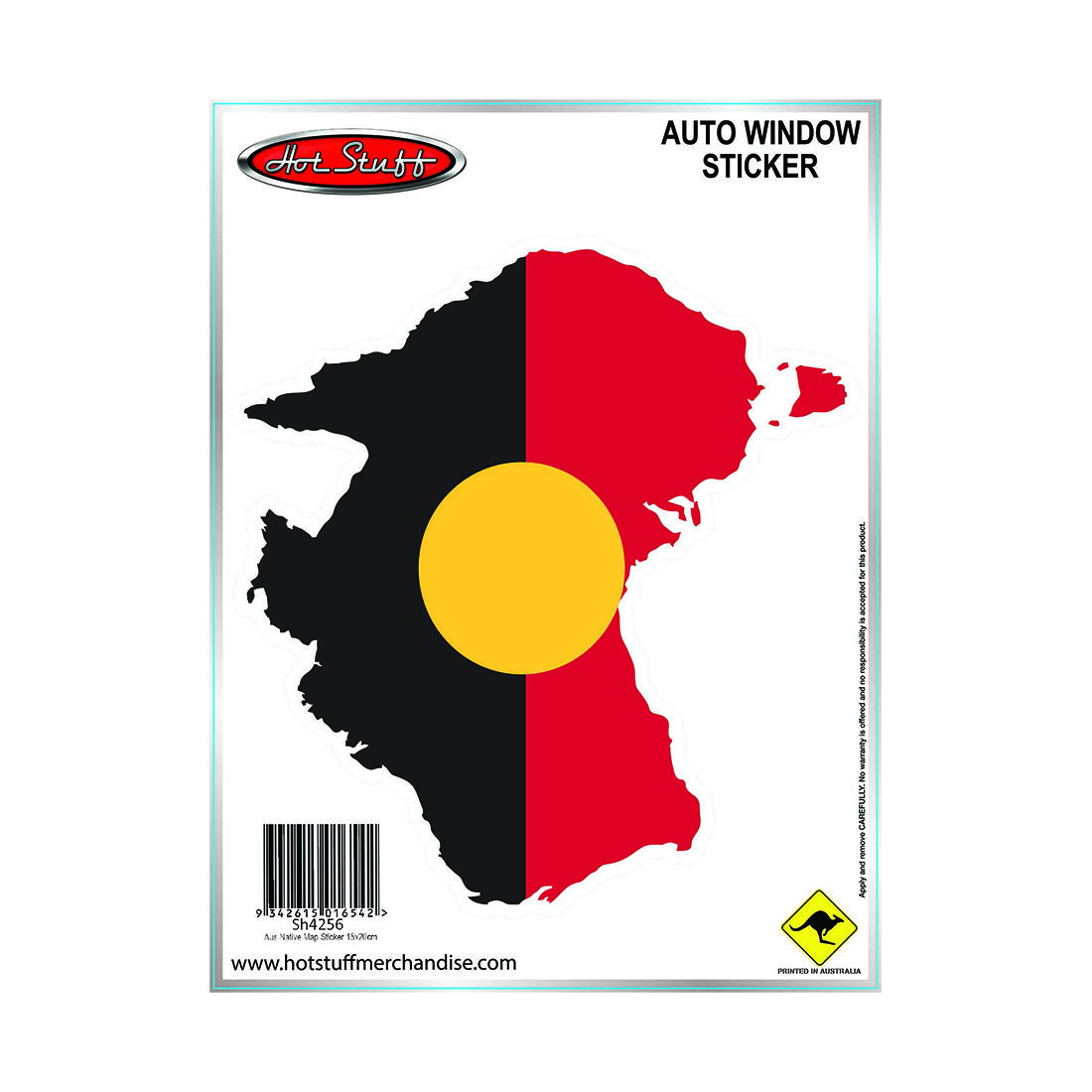 Sticker Aus Native Map Dotted, , scaau_hi-res