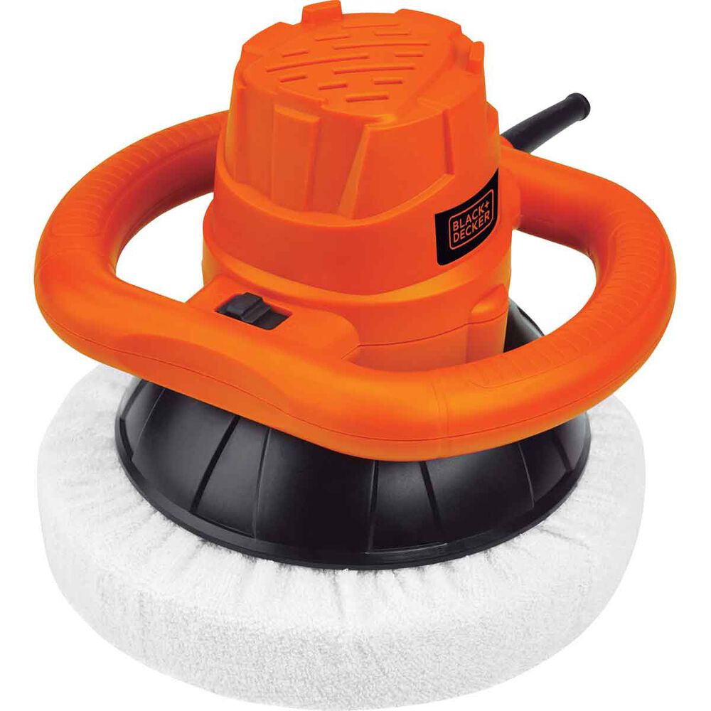Black &amp; Decker Orbital Car Polisher 230mm, 120 Watt