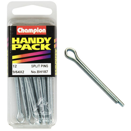 Champion Split Pins - 9 / 64inch X 2inch, BH187, Handy Pack, , scaau_hi-res