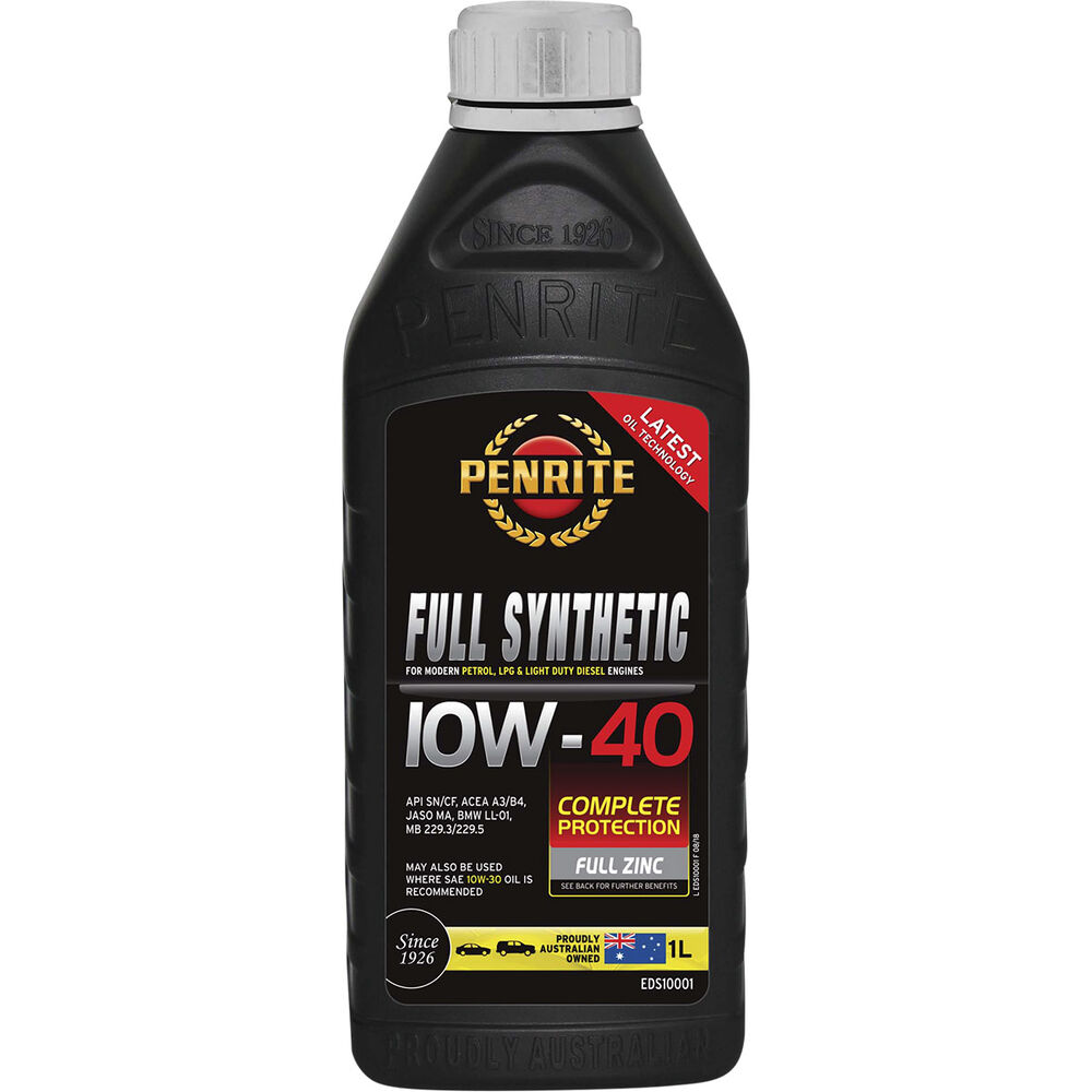 Penrite Full Synthetic Engine Oil 10W40 1 Litre Supercheap Auto