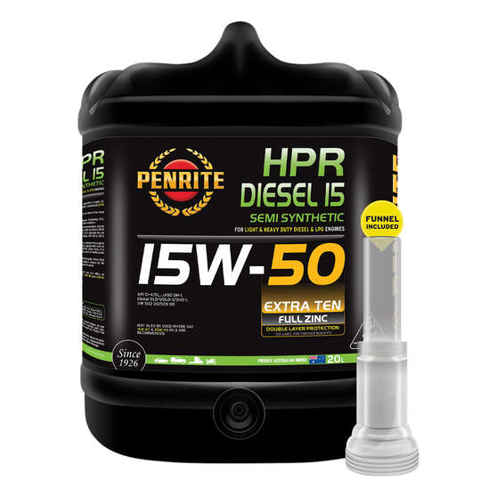 Penrite HPR Diesel 15 Engine Oil - 15W-50, 20 Litre, , scaau_hi-res