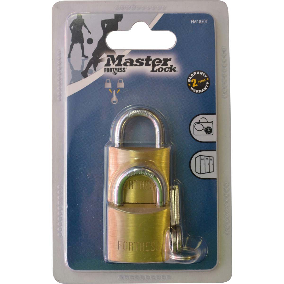 Master Lock Fortress Padlock - 30mm, 2 Pack, , scaau_hi-res