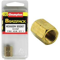 Champion Brass Pack Hex Socket HC46, 1/8", , scaau_hi-res