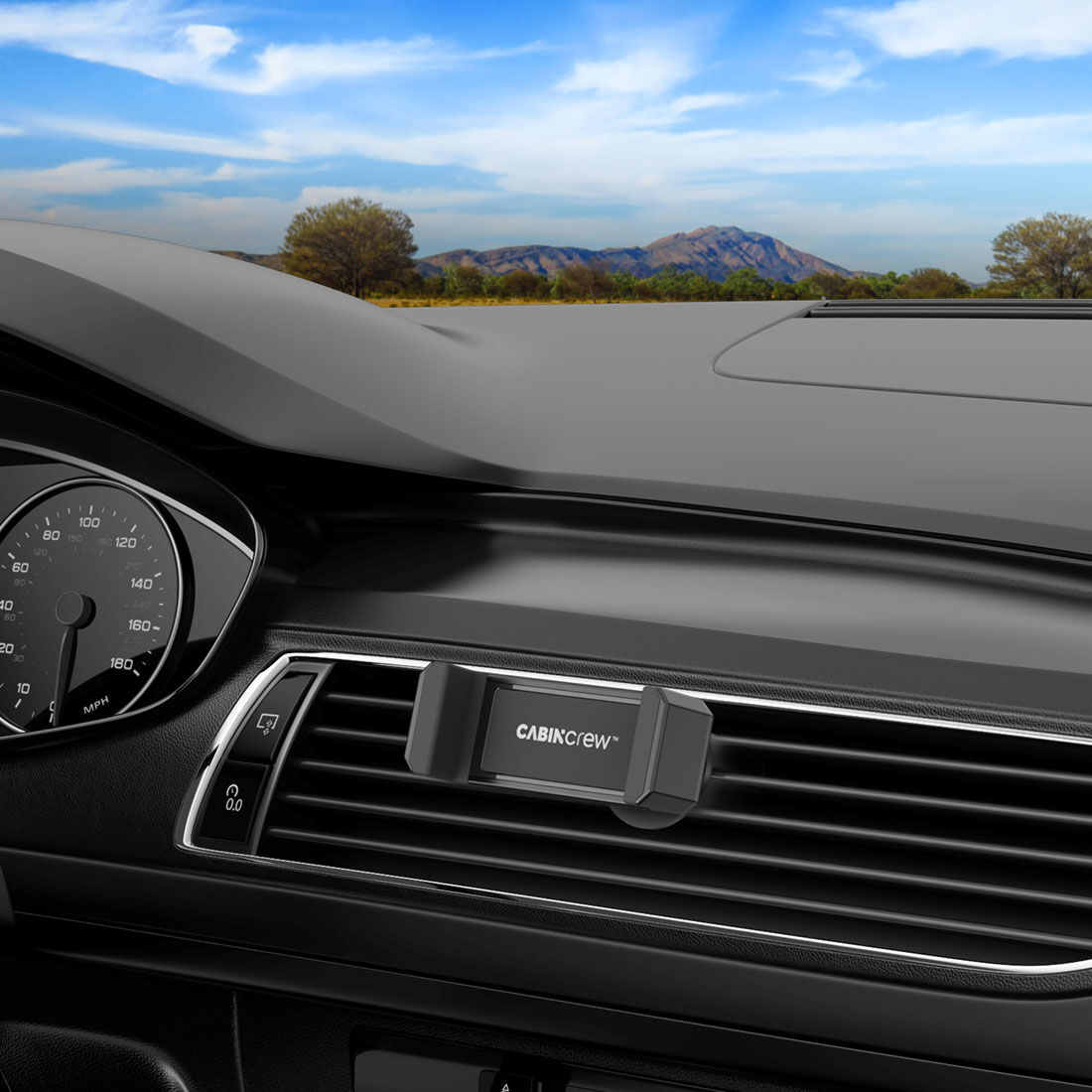 Cabin Crew Phone Holder Vent Mount Basic Black, , scaau_hi-res