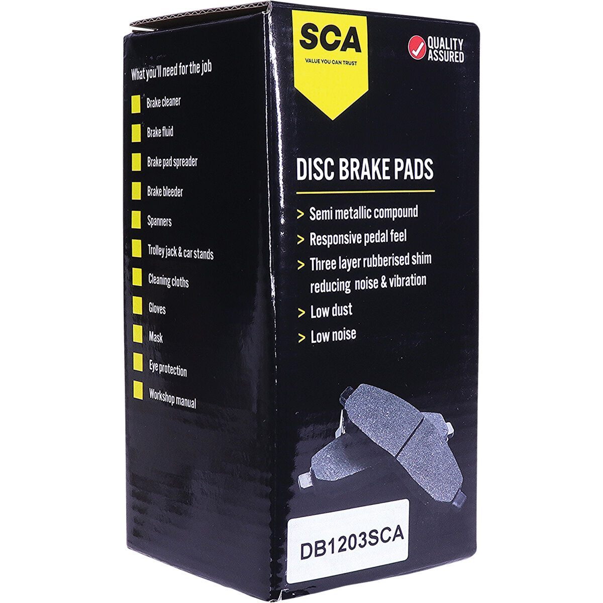 SCA Disc Brake Pads DB1203SCA, , scaau_hi-res