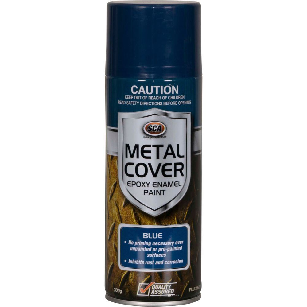 SCA Metal Cover Enamel Rust Paint Blue 300g Supercheap Auto