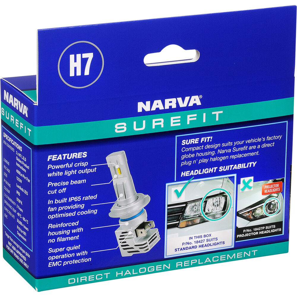 Narva LED Headlight Surefit H7 12/24V Supercheap Auto