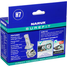 Narva Surefit LED Headlight Globes - H7, 12/24V, 18427, , scaau_hi-res