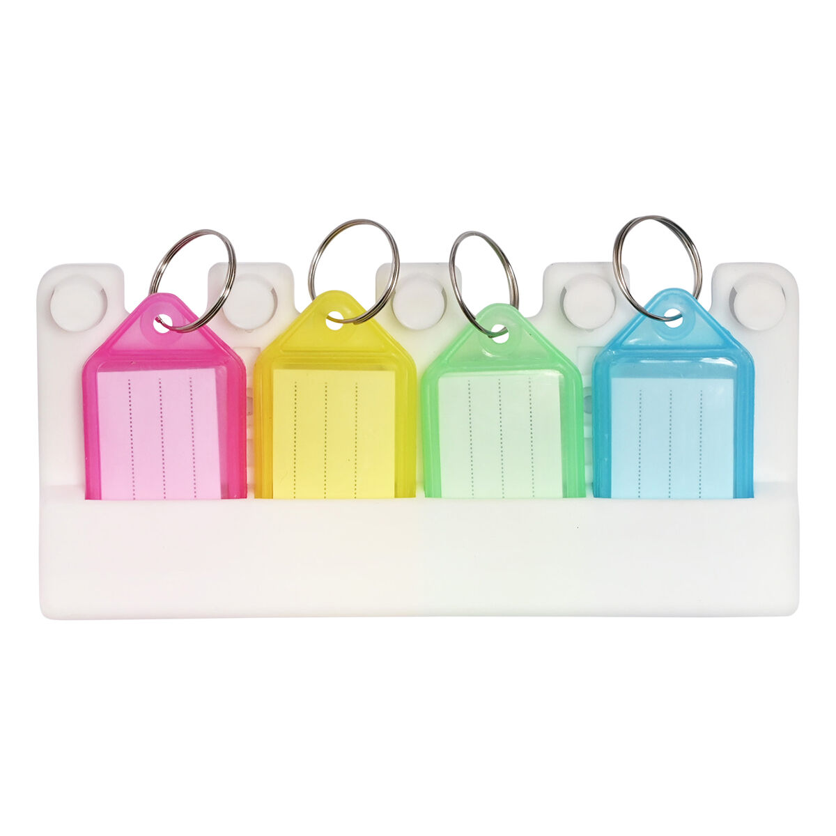 SCA Tag Keyring Set With Holder 4 Pack Multi-Coloured, , scaau_hi-res