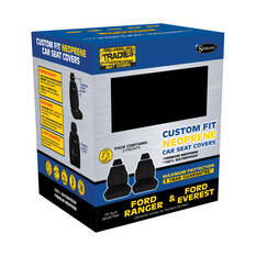 Getaway Neoprene Ready Made Seat Covers Front Pair Black suits Ranger, , scaau_hi-res