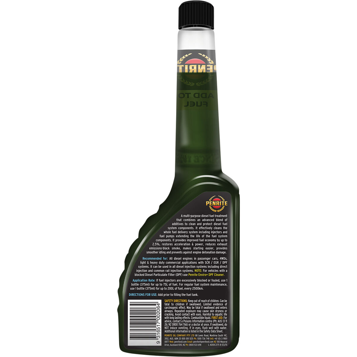 Penrite Diesel Injector Cleaner 375mL, , scaau_hi-res