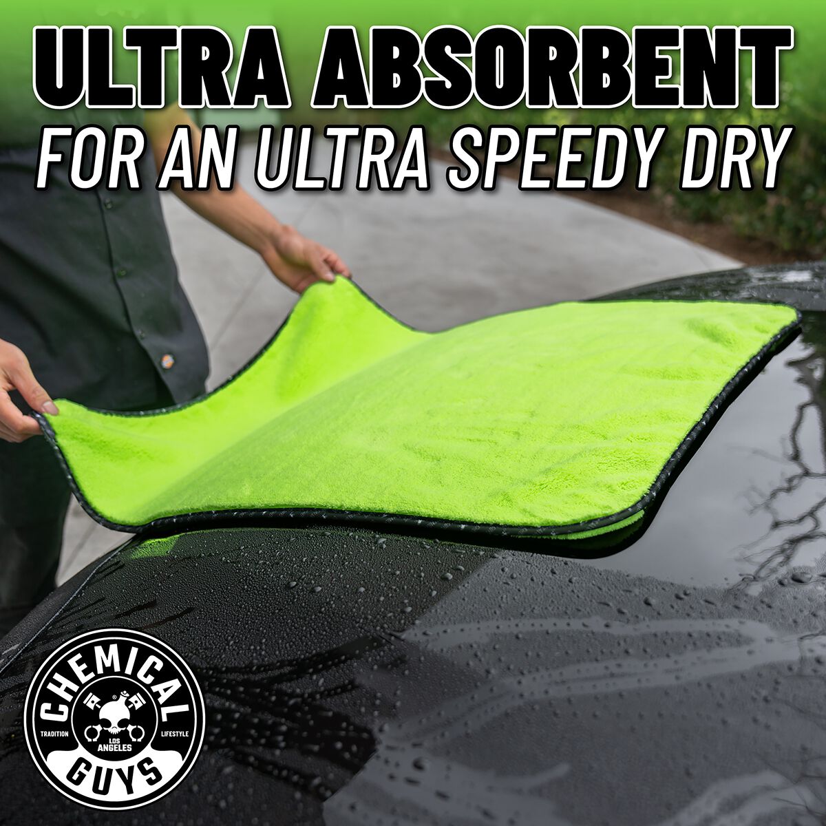 Chemical Guys Speed Mammoth Drying Towel 760 x 635mm, , scaau_hi-res