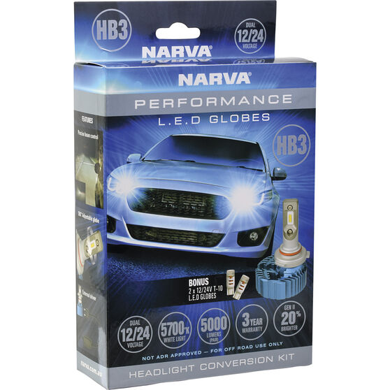 Narva LED Headlight Kit GenII - HB3, , scaau_hi-res