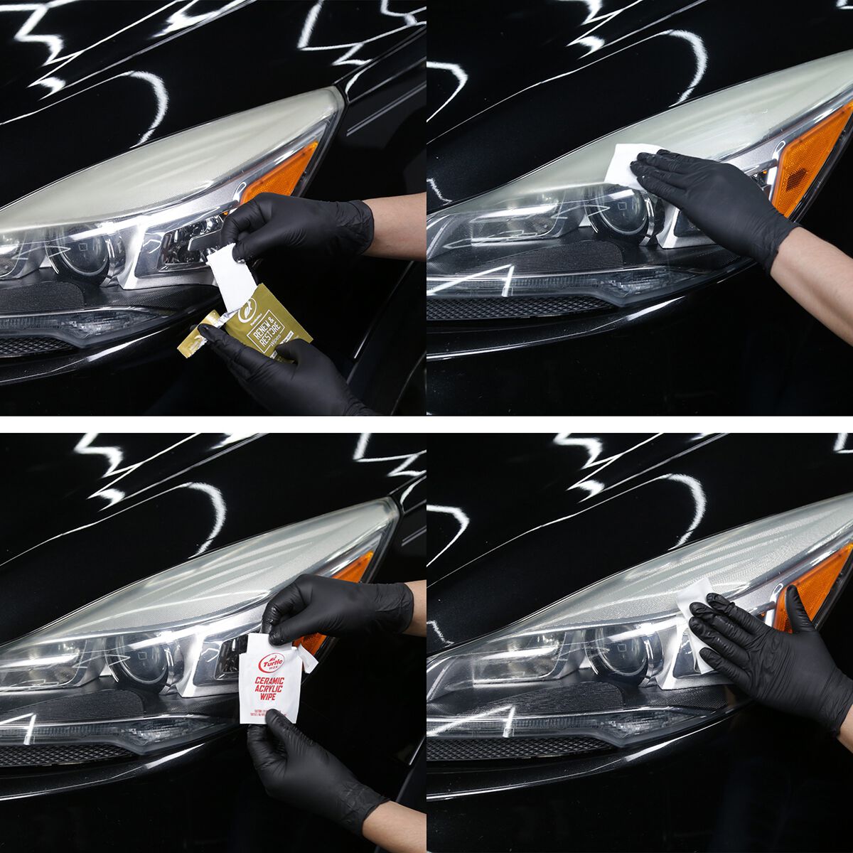 Turtle Wax Headlight Lens Renewal Wipes, , scaau_hi-res