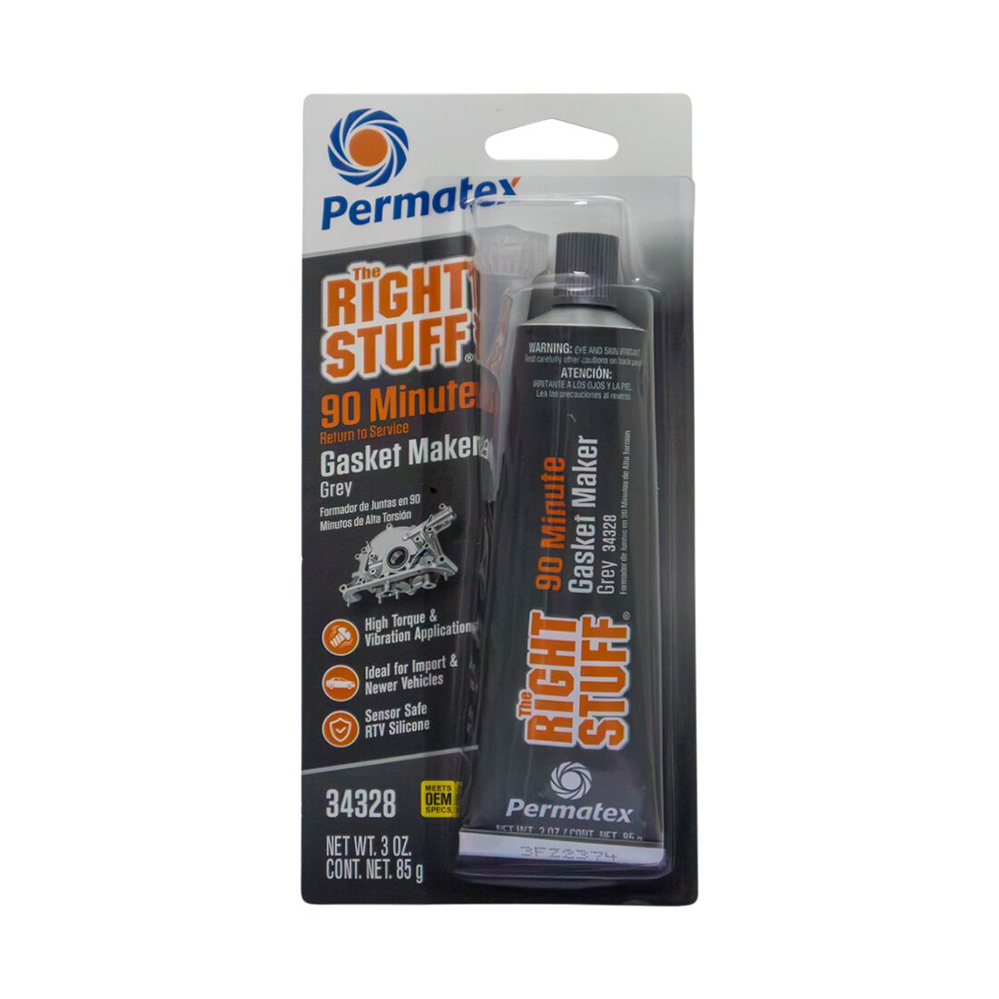 Permatex The Right Stuff 90 Minute Gasket Maker Grey 85g, , scaau_hi-res