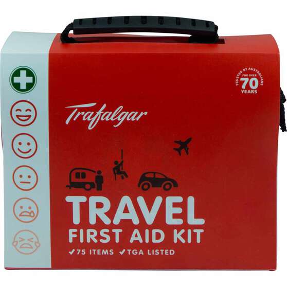 Trafalgar 75 Piece Travel First Aid Kit, , scaau_hi-res