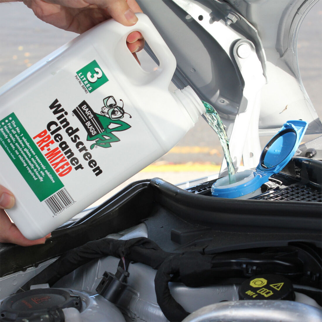 Bar's Bugs Pre-mix Windscreen Cleaner 3 Litre, , scaau_hi-res