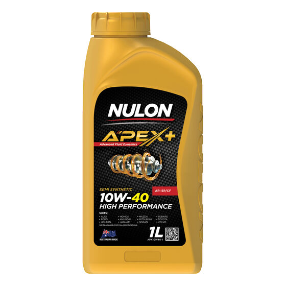 Nulon Apex+ 10W-40 Long Life Performance 1 Litre, , scaau_hi-res