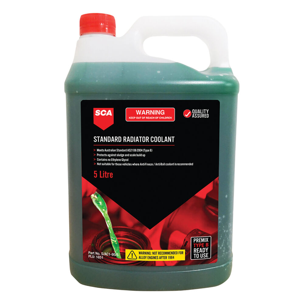 SCA Standard Radiator Coolant 5 Litre Supercheap Auto
