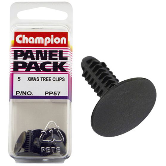 Champion Panel Pack Christmas Tree Clips PP57, Black, , scaau_hi-res