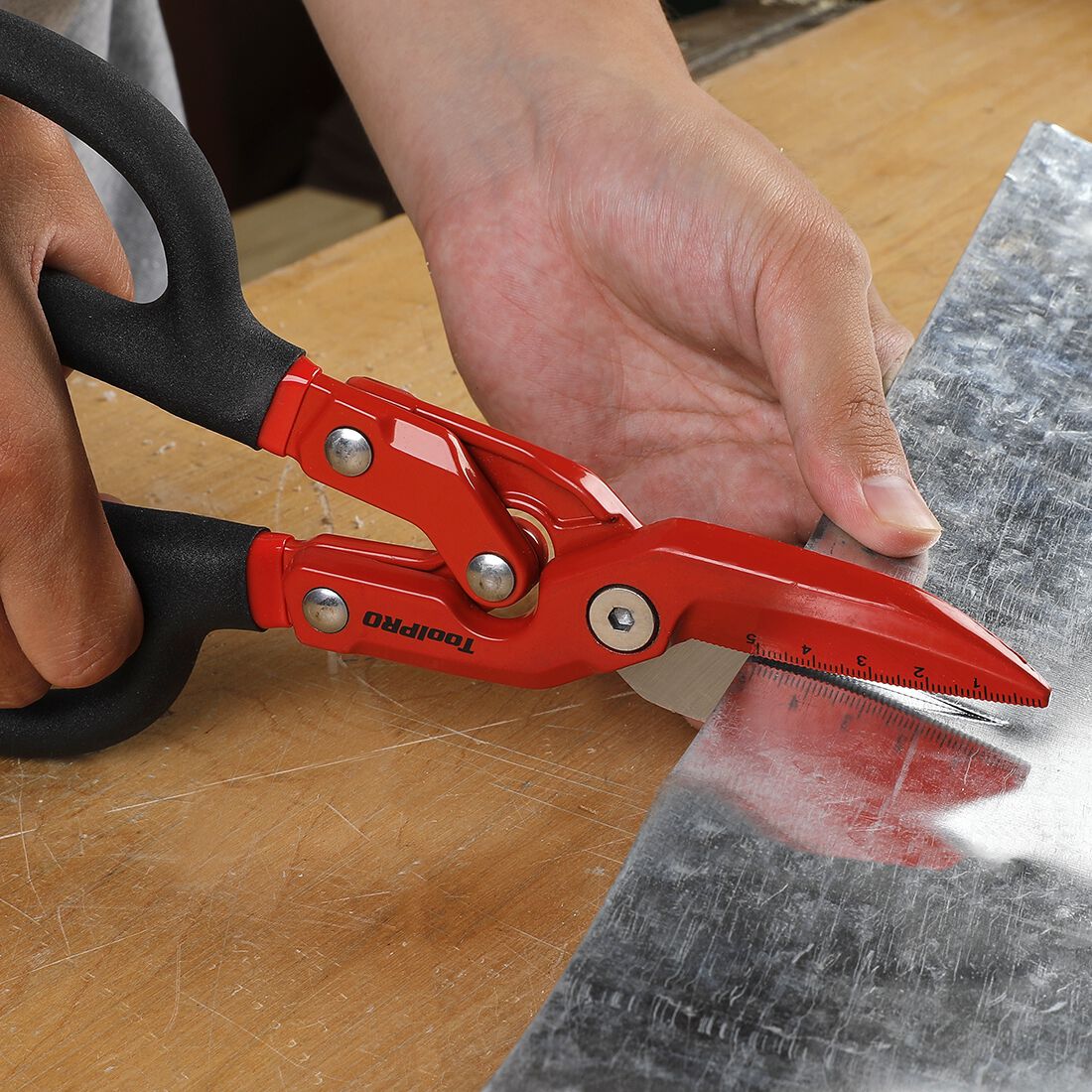 ToolPRO 10" Compound Action Tin Snip, , scaau_hi-res