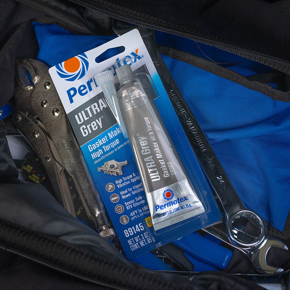 Permatex Gasket Maker, High Torque Ultra Grey 85g, , scaau_hi-res