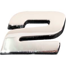 SCA 3D Chrome Badge Number 2, , scaau_hi-res