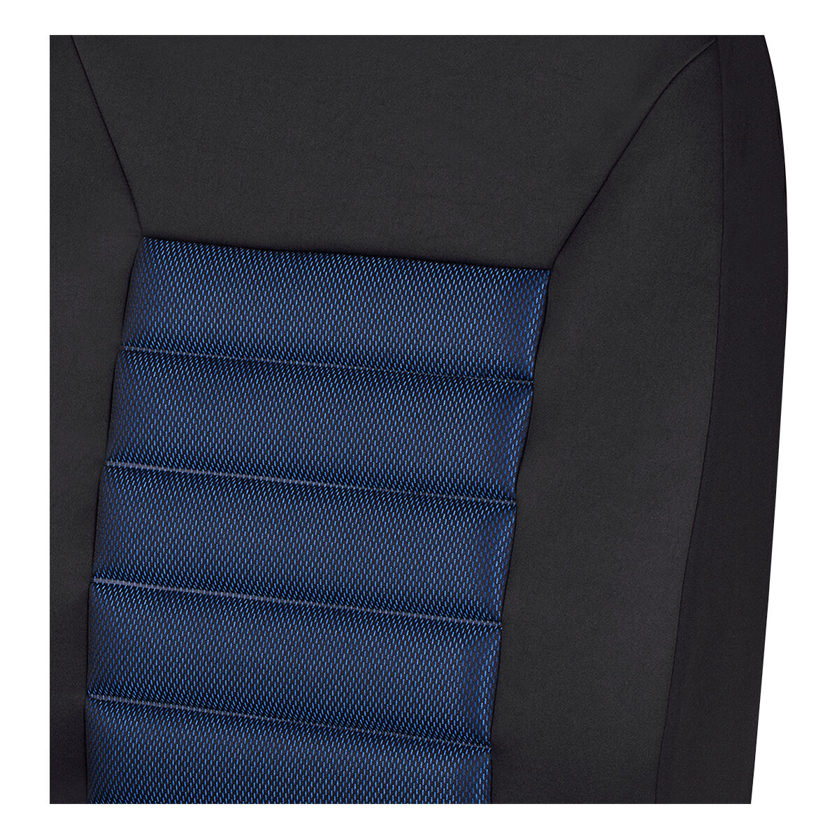 SCA Memory Foam Seat Covers Blue Adjustable Headrests Airbag Compatible, , scaau_hi-res