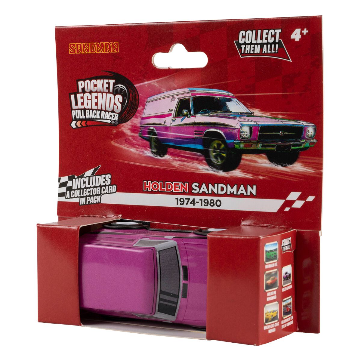 Pocket Legends Pull Back Racer - Sandman, , scaau_hi-res