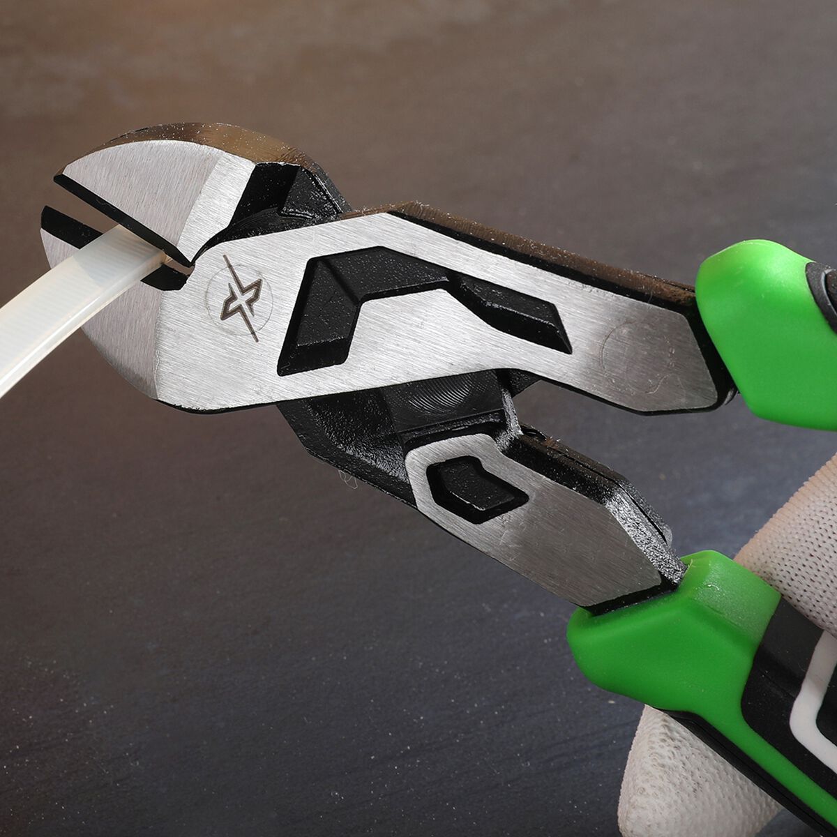 ToolPRO-X Pliers Double Leverage Diagonal 200mm, , scaau_hi-res
