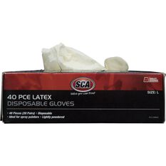 SCA Work Gloves - Latex, Large, 40 Pack, , scaau_hi-res