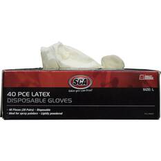 SCA Work Gloves - Latex, Large, 40 Pack, , scaau_hi-res