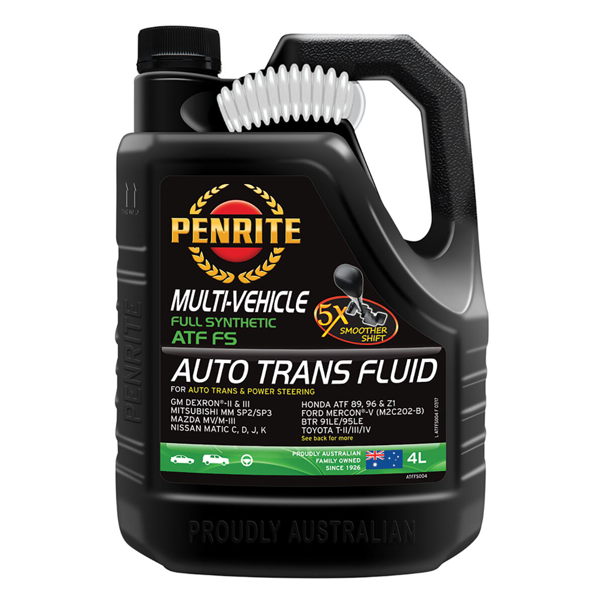 Penrite Automatic Transmission Fluid - FS, 4 Litre, , scaau_hi-res